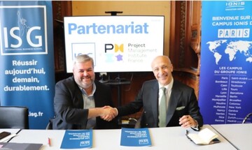PMI France Chapter et l'ISG unissent leurs forces pour former les chefs de projet de demain