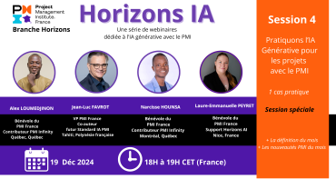 PMI France | Branche Horizons | Horizons IA - Session 4