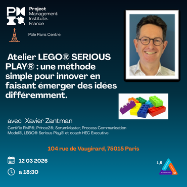 Paris  | Atelier | LEGO® SERIOUS PLAY® : une méthode simple pour innover en faisant émerger des idées différemment 