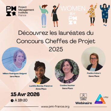 WomenByPMI | Webinaire | Découvrez les lauréates du Concours Cheffes de Projet 2025