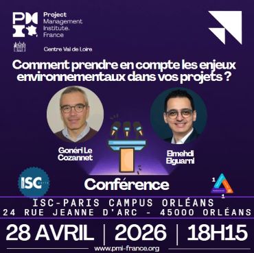Orléans | Conférence : Les enjeux environnementaux dans la gestion de projet