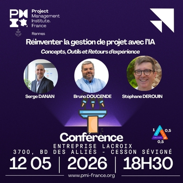 Rennes | Réinventer la gestion de projet avec l'IA. Concepts, Outils et Retours d'expérience