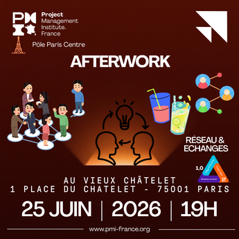 PMI France  | Pôle Paris Centre  |  Afterwork | Jeudi 25 juin à 19h00