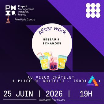 PMI France  | Pôle Paris Centre  |  Afterwork | Jeudi 25 juin à 19h00