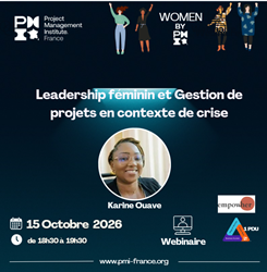 WomenByPMI | Conférence Leadership féminin et Gestion de projets en contexte de crise | 15 octobre à 18h30