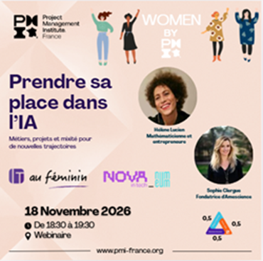 WomenByPMI | Conférence Prendre sa place dans l’IA : métiers, projets et mixité pour de nouvelles trajectoires | 18 novembre à 18h30